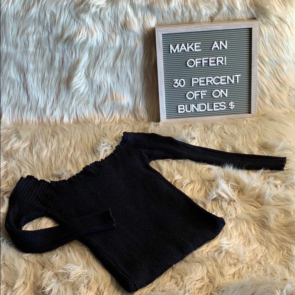 Offshoulder Winter dress